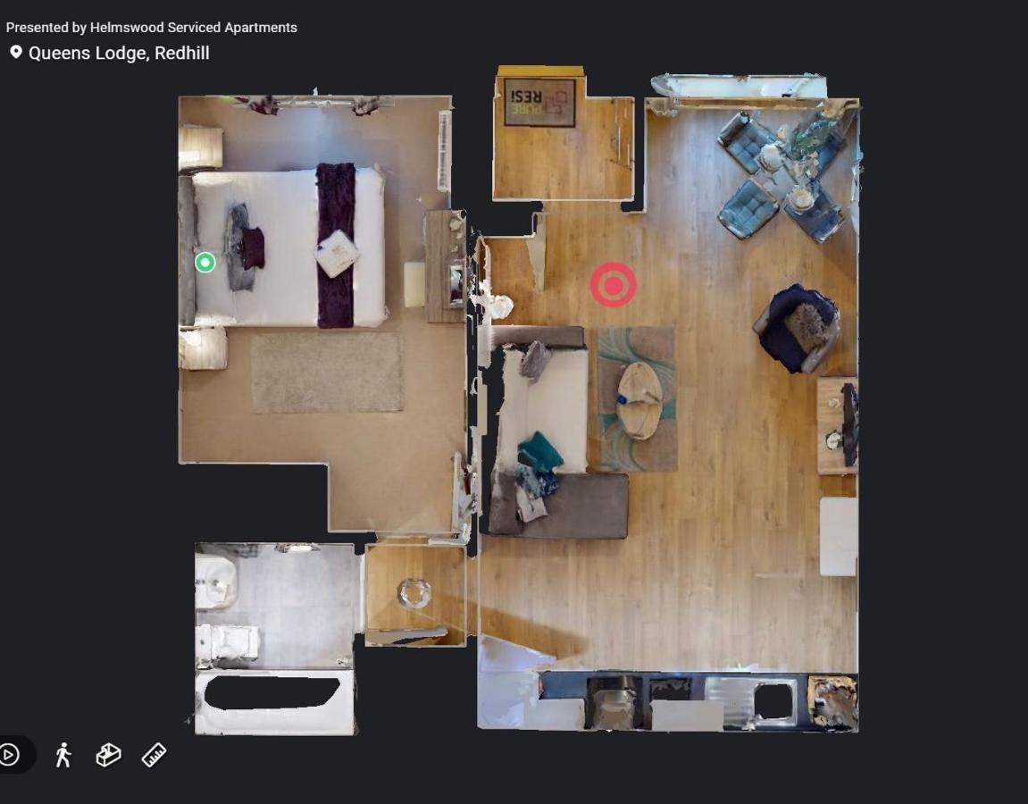 Self-Contained Town Centre One Bedroom Apartments By Helmswood Serviced Apartments Redhill  Dış mekan fotoğraf